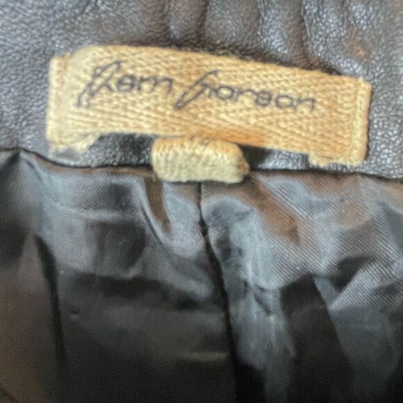 Rem Garson Vintage Leather Pants - Picture 4 of 4